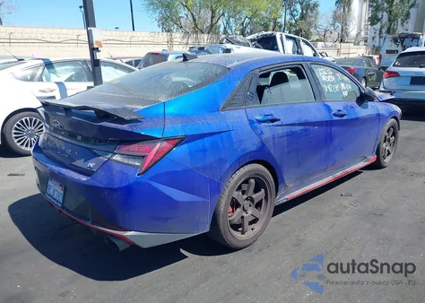 2022 Hyundai Elantra N из США, поврежденный, VIN KMHLW4AK7NU006182